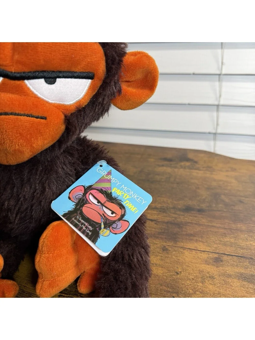 Kohl's Cares Grumpy Monkey Party Time Plush Suzanne Lang Book Character 2023